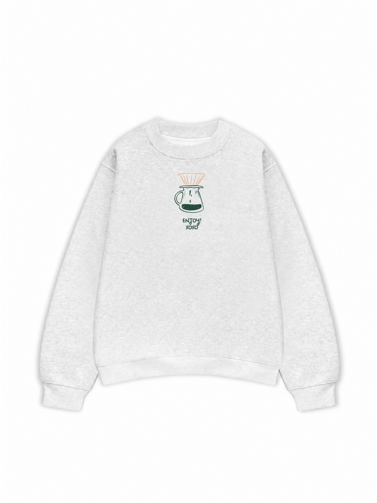Áo Sweater Nỉ Hai Da Pour Over Recipe