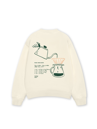 Áo Sweater Nỉ Hai Da Pour Over Recipe
