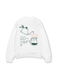 Áo Sweater Nỉ Hai Da Pour Over Recipe