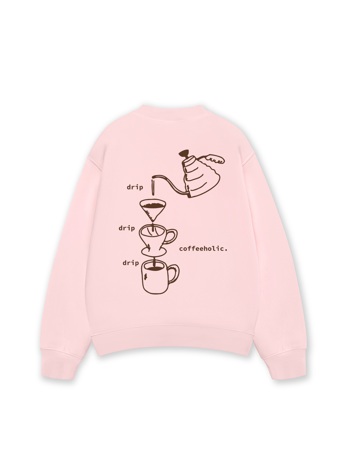 Áo Sweater Nỉ Hai Da Coffeeholic