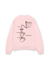Áo Sweater Nỉ Hai Da Coffeeholic