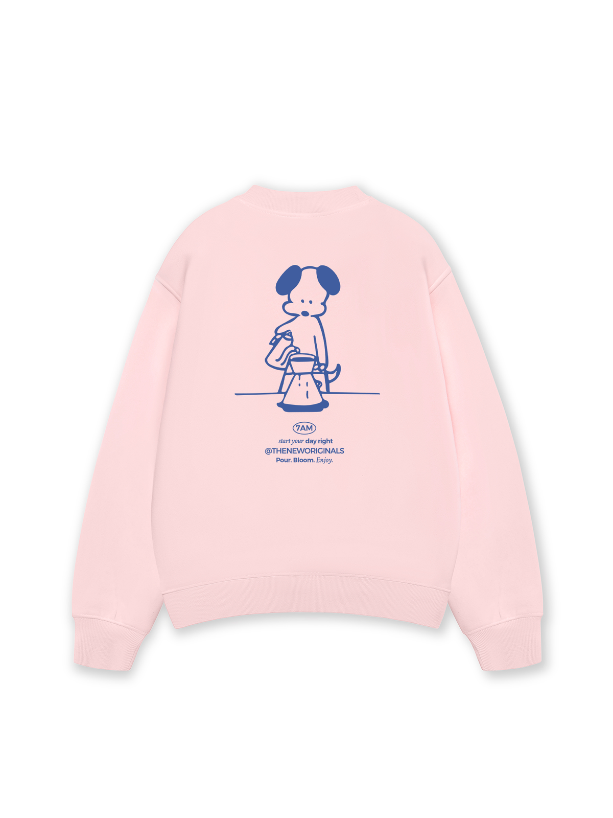 Áo Sweater Nỉ Hai Da Pour Bloom Enjoy