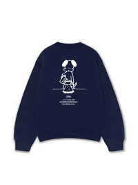 Áo Sweater Nỉ Hai Da Pour Bloom Enjoy