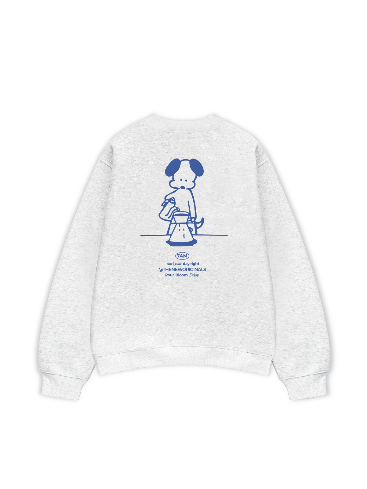 Áo Sweater Nỉ Hai Da Pour Bloom Enjoy