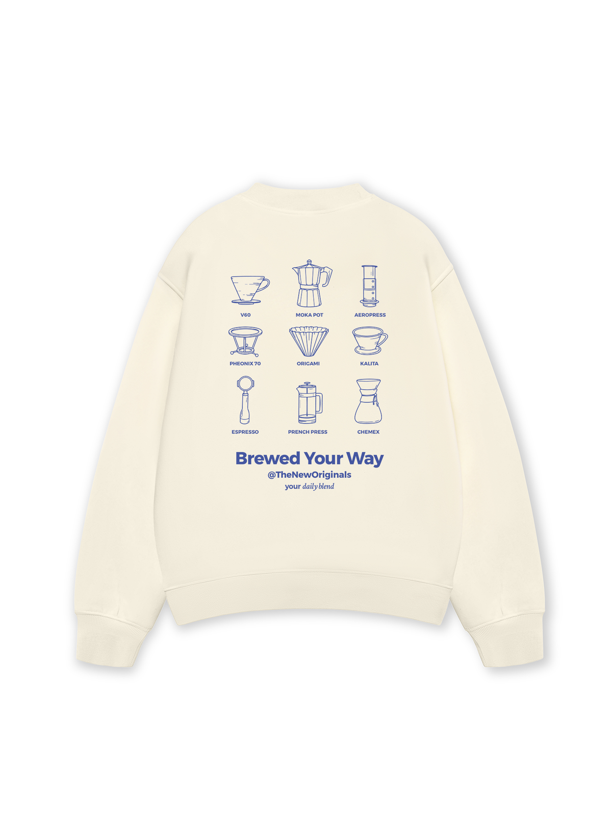 Áo Sweater Nỉ Hai Da Brew Your Way