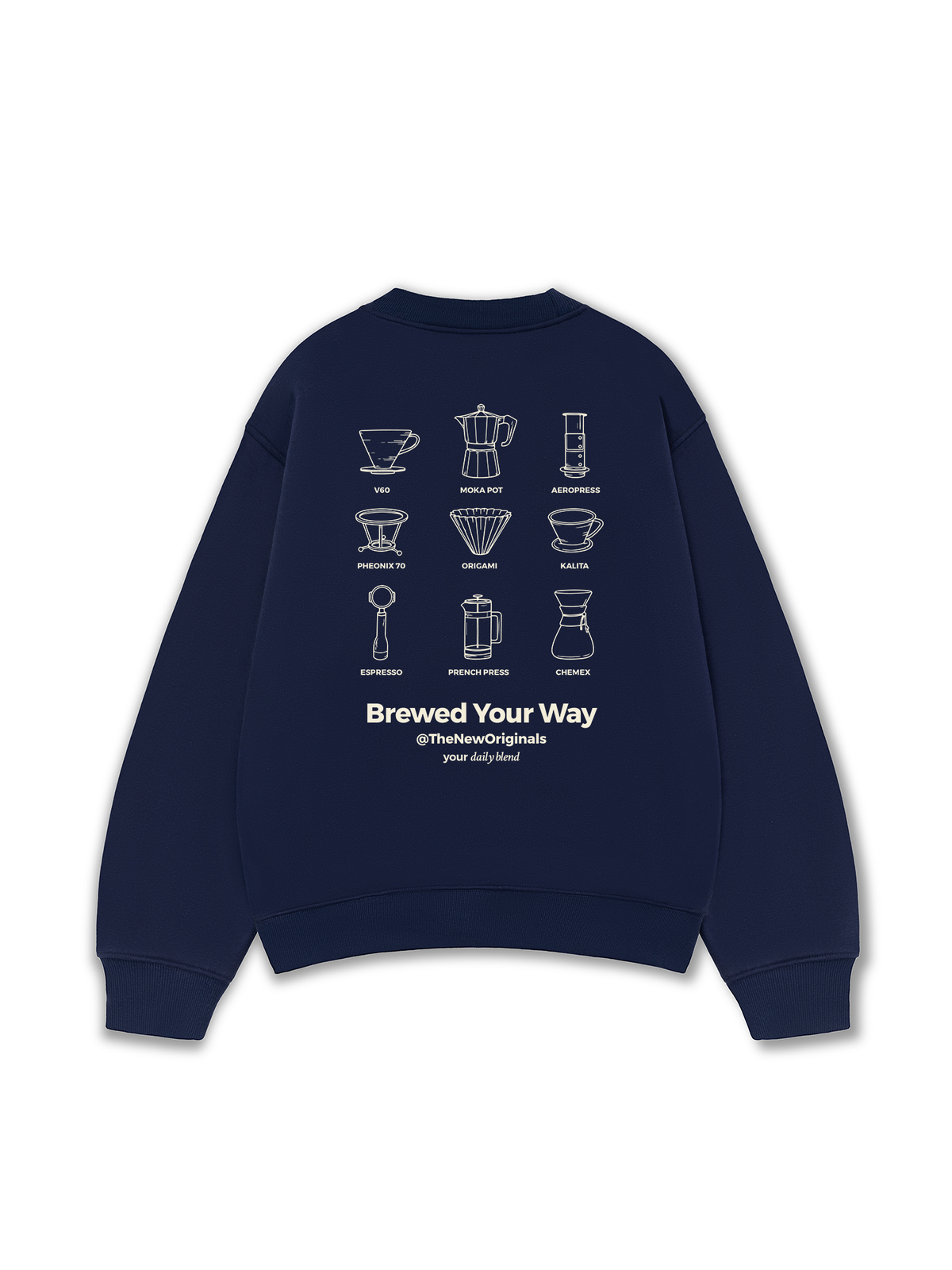 Áo Sweater Nỉ Hai Da Brew Your Way