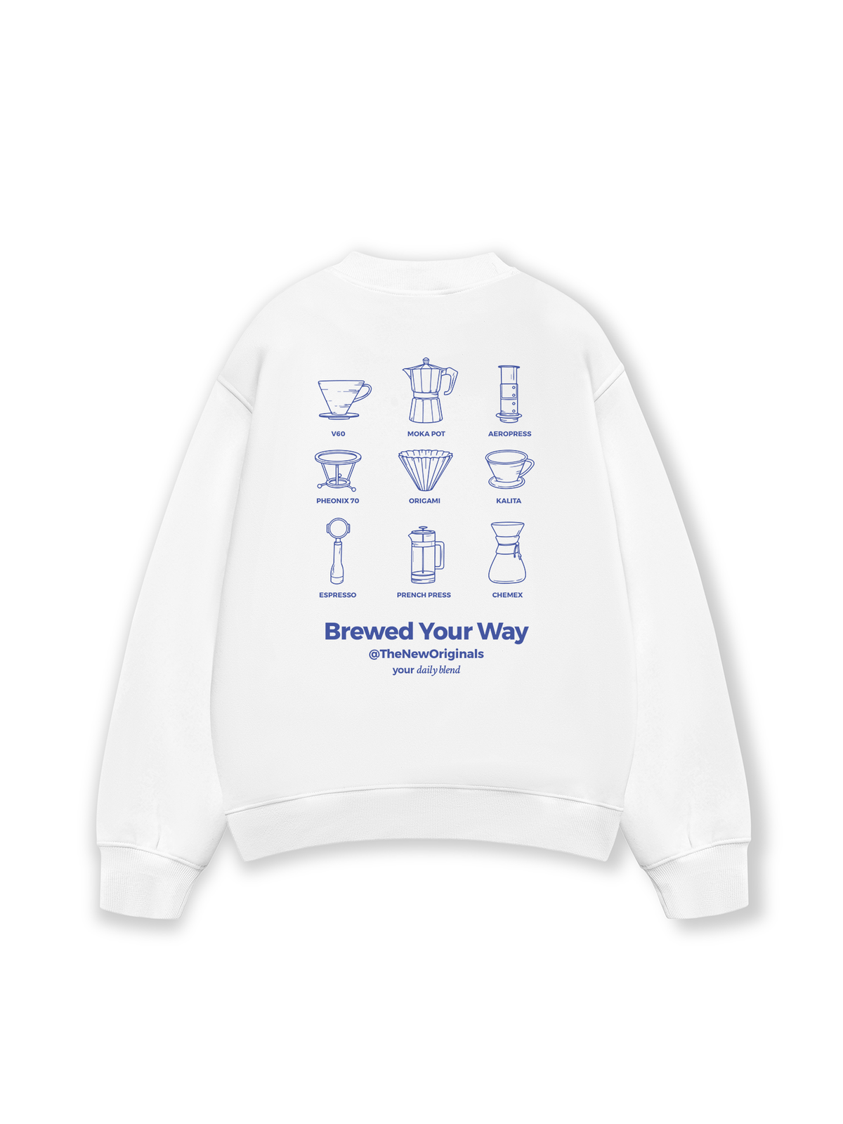 Áo Sweater Nỉ Hai Da Brew Your Way