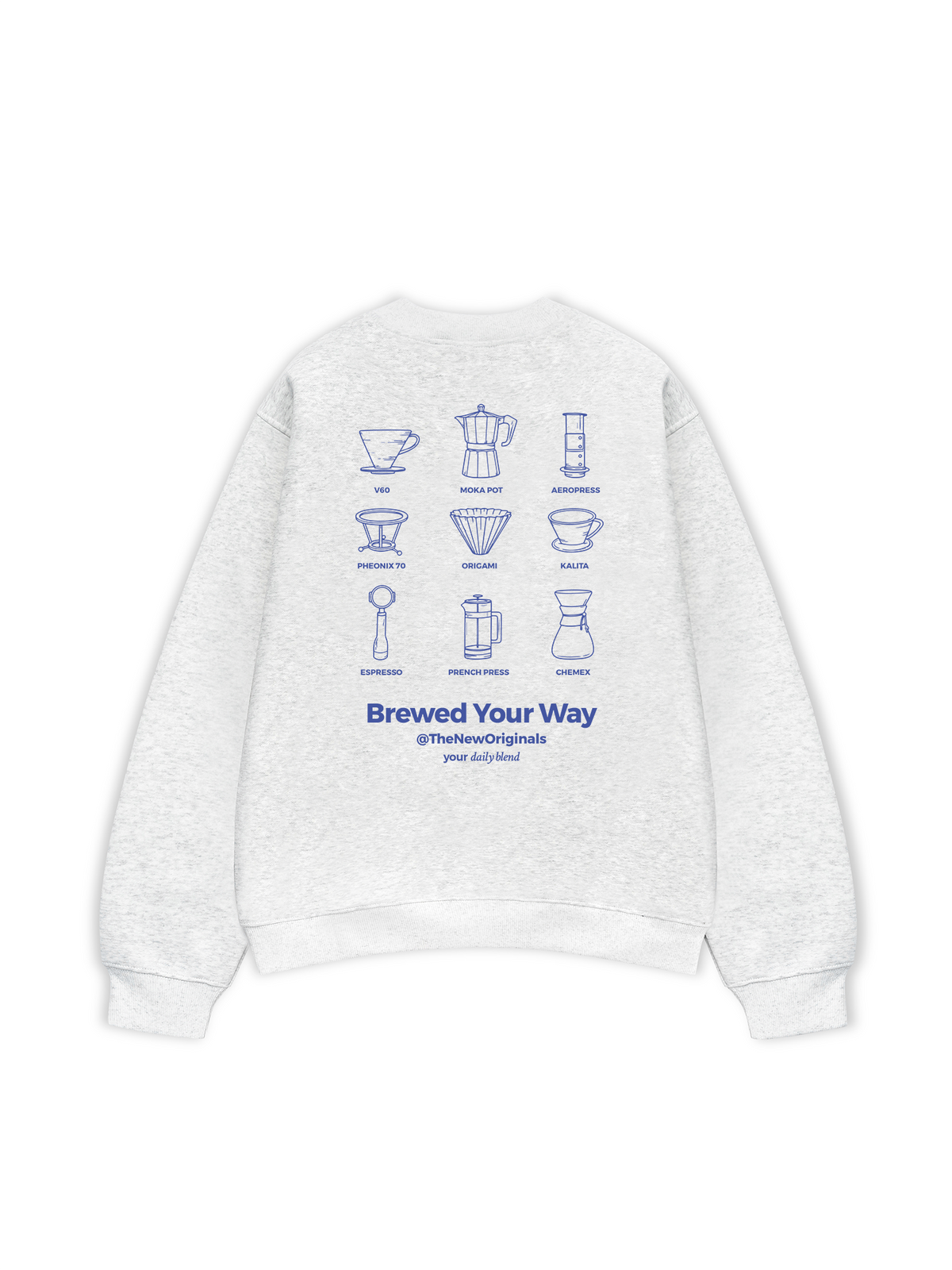 Áo Sweater Nỉ Hai Da Brew Your Way