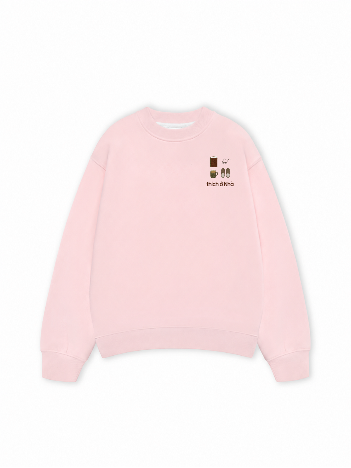 Áo Sweater Nỉ Hai Da Thích Ở Nhà