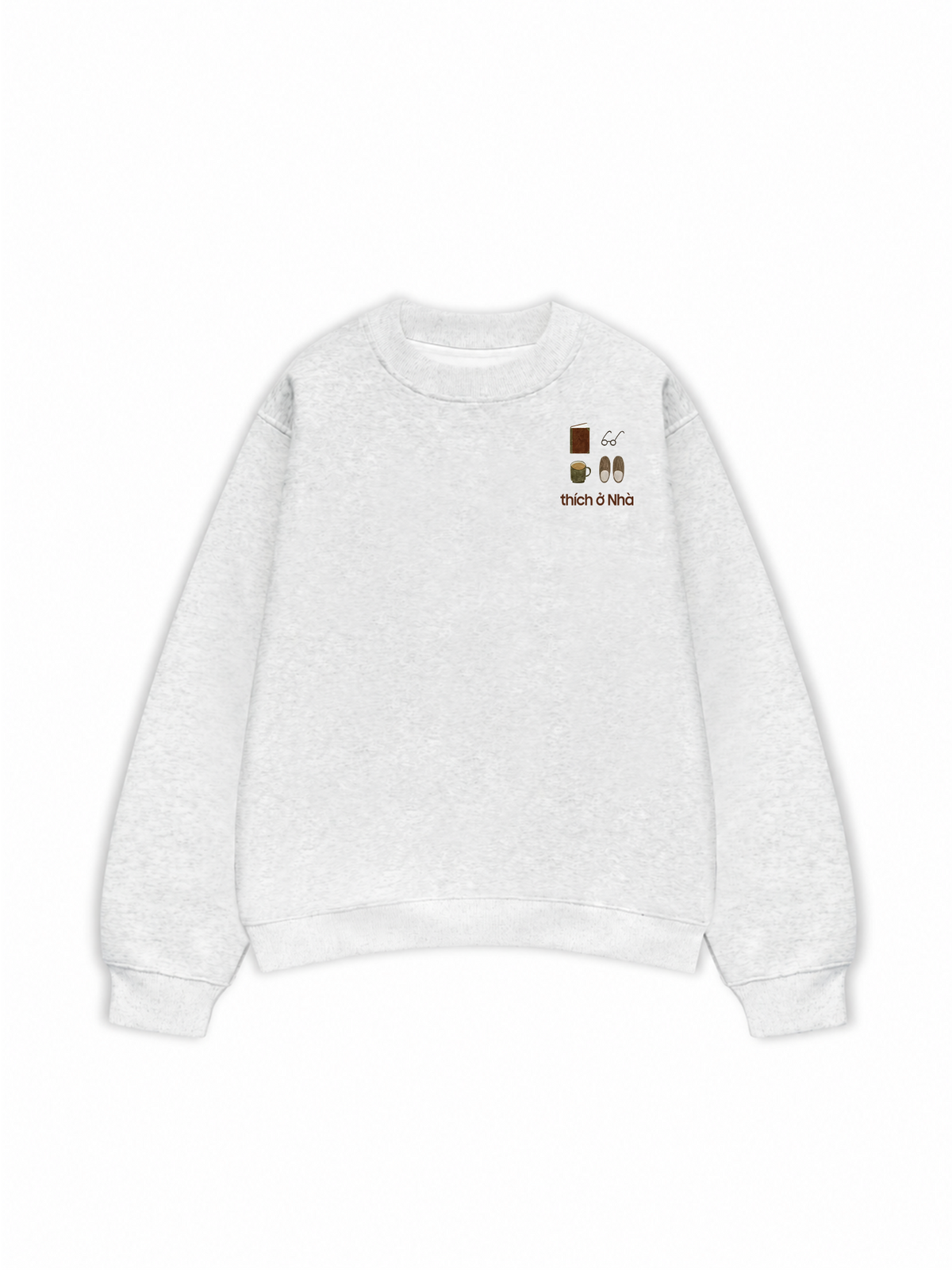 Áo Sweater Nỉ Hai Da Thích Ở Nhà