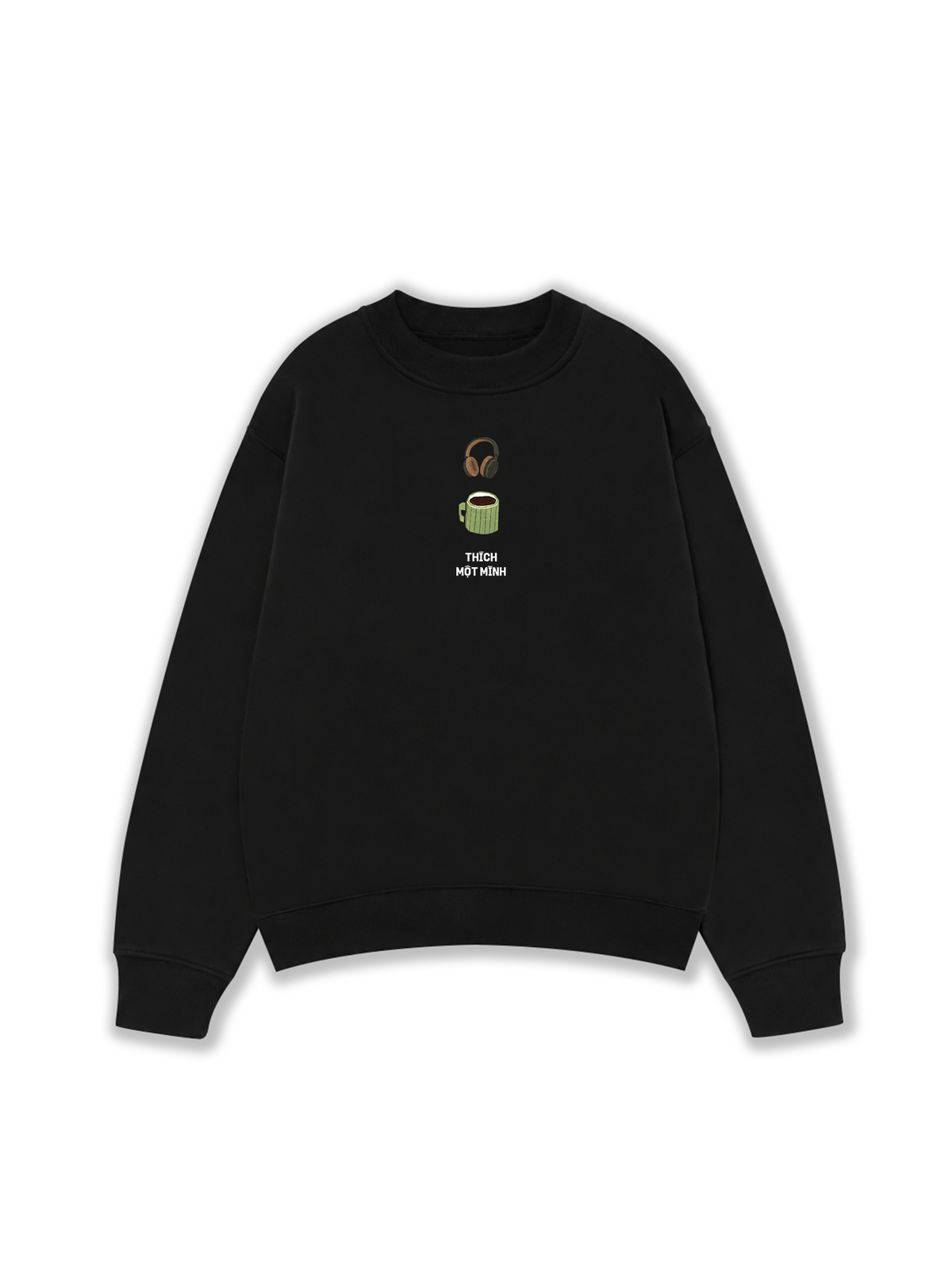 Áo Sweater Nỉ Hai Da Thích Một Mình
