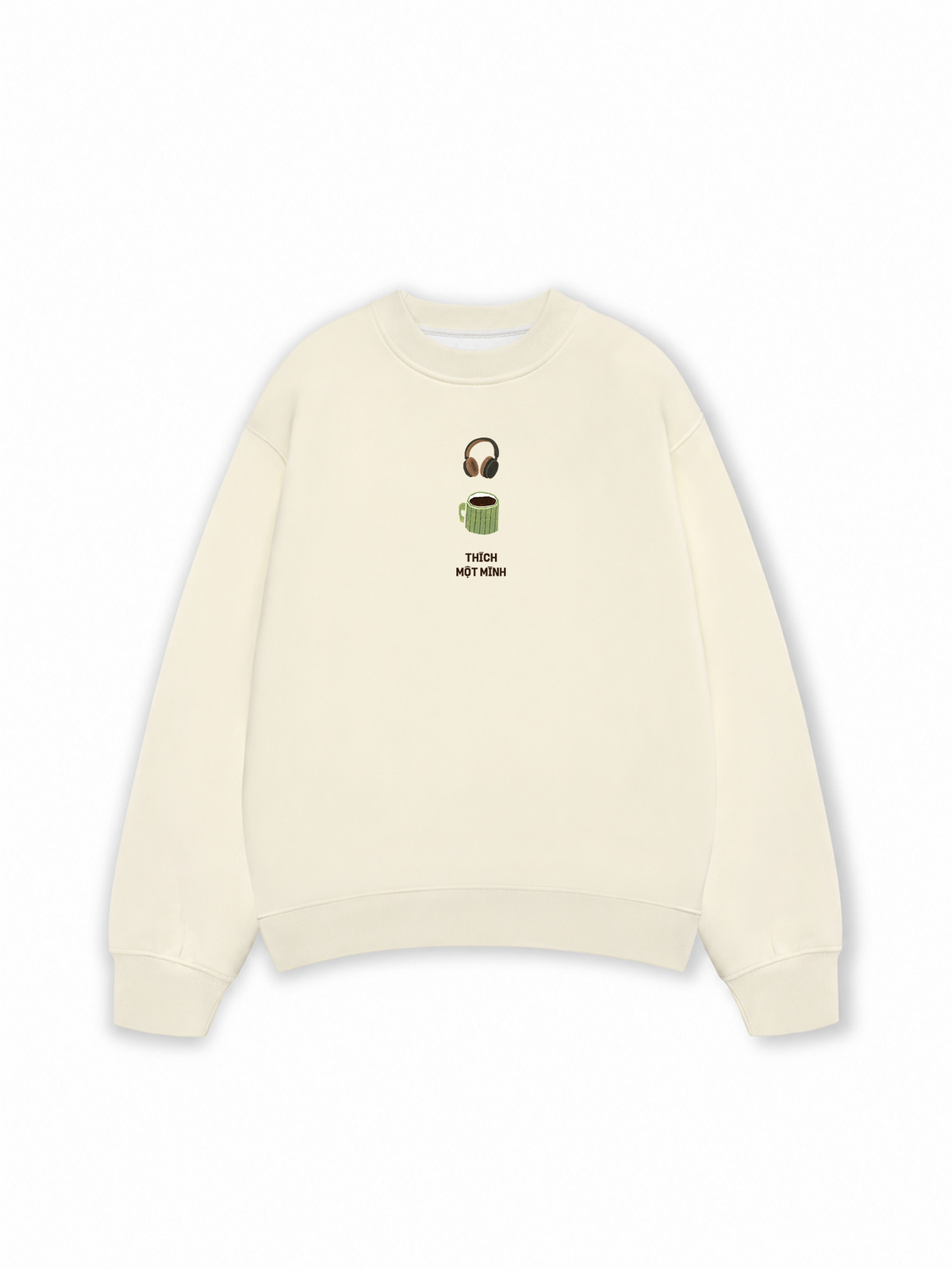 Áo Sweater Nỉ Hai Da Thích Một Mình