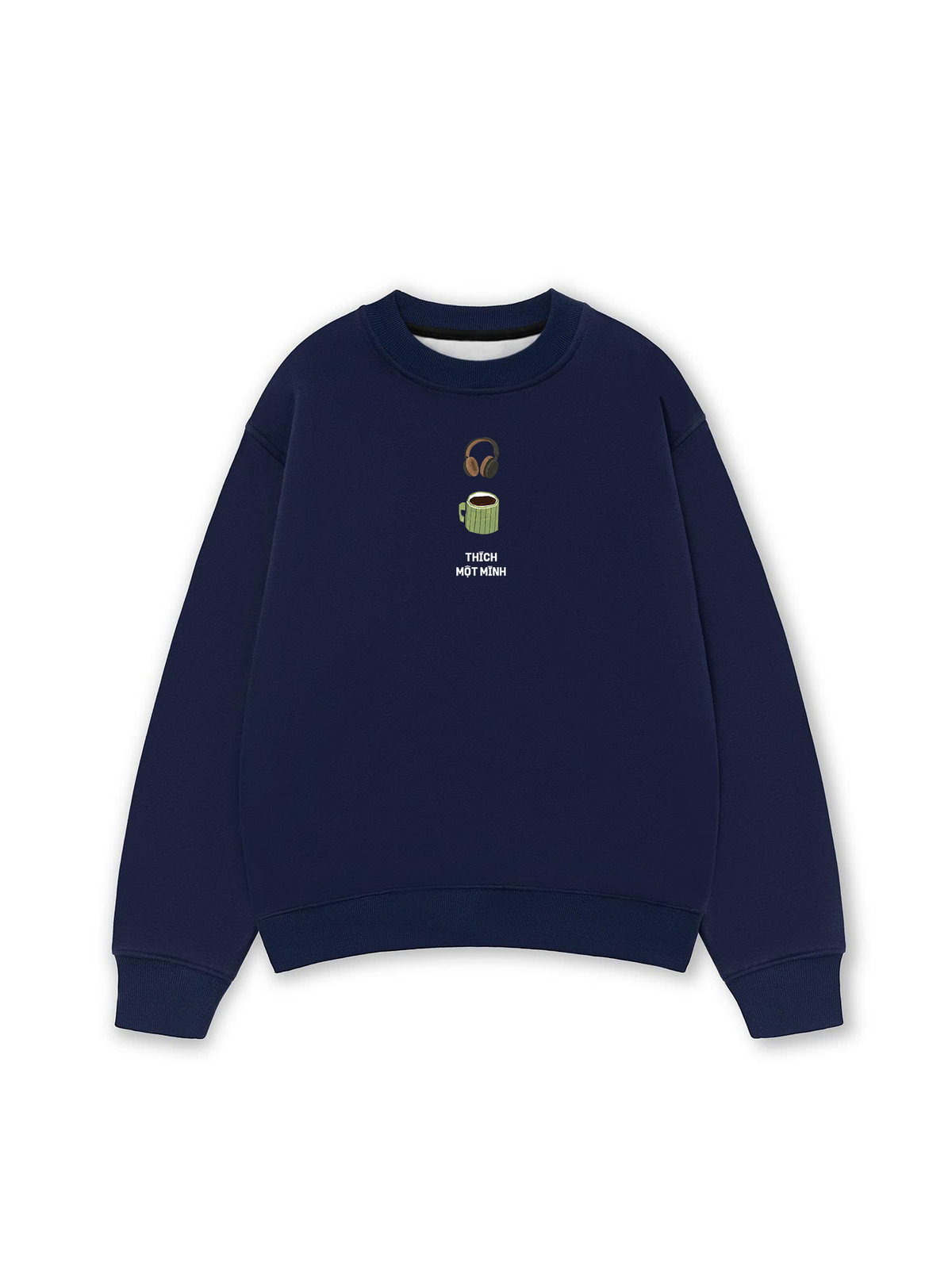 Áo Sweater Nỉ Hai Da Thích Một Mình