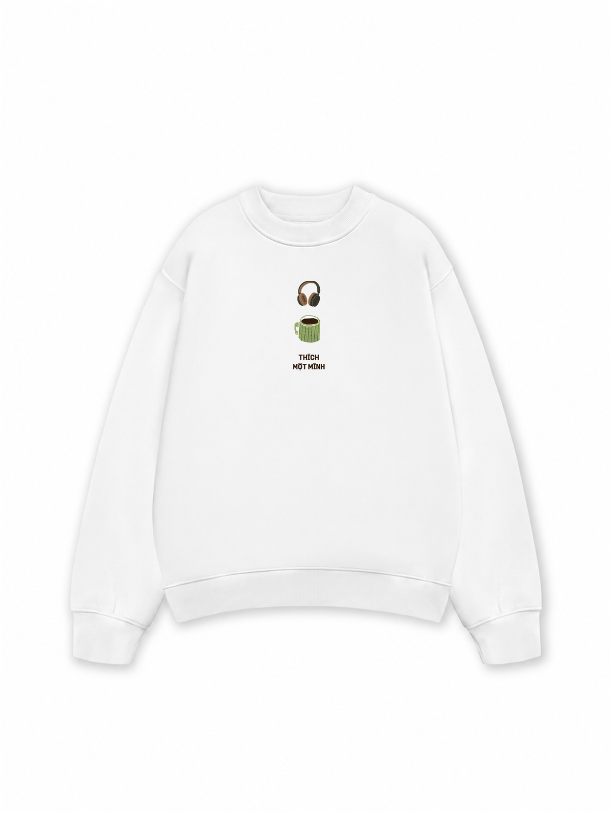 Áo Sweater Nỉ Hai Da Thích Một Mình