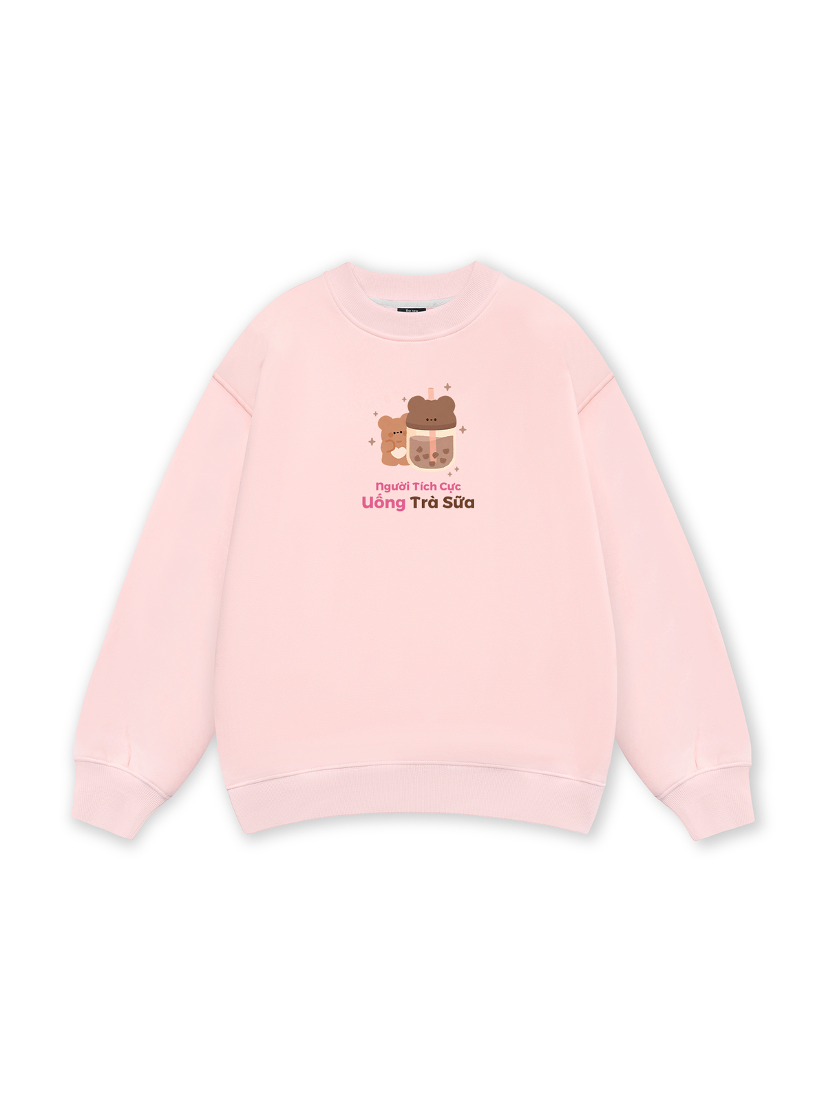 Người Tích Cực Uống Trà Sữa Sweater