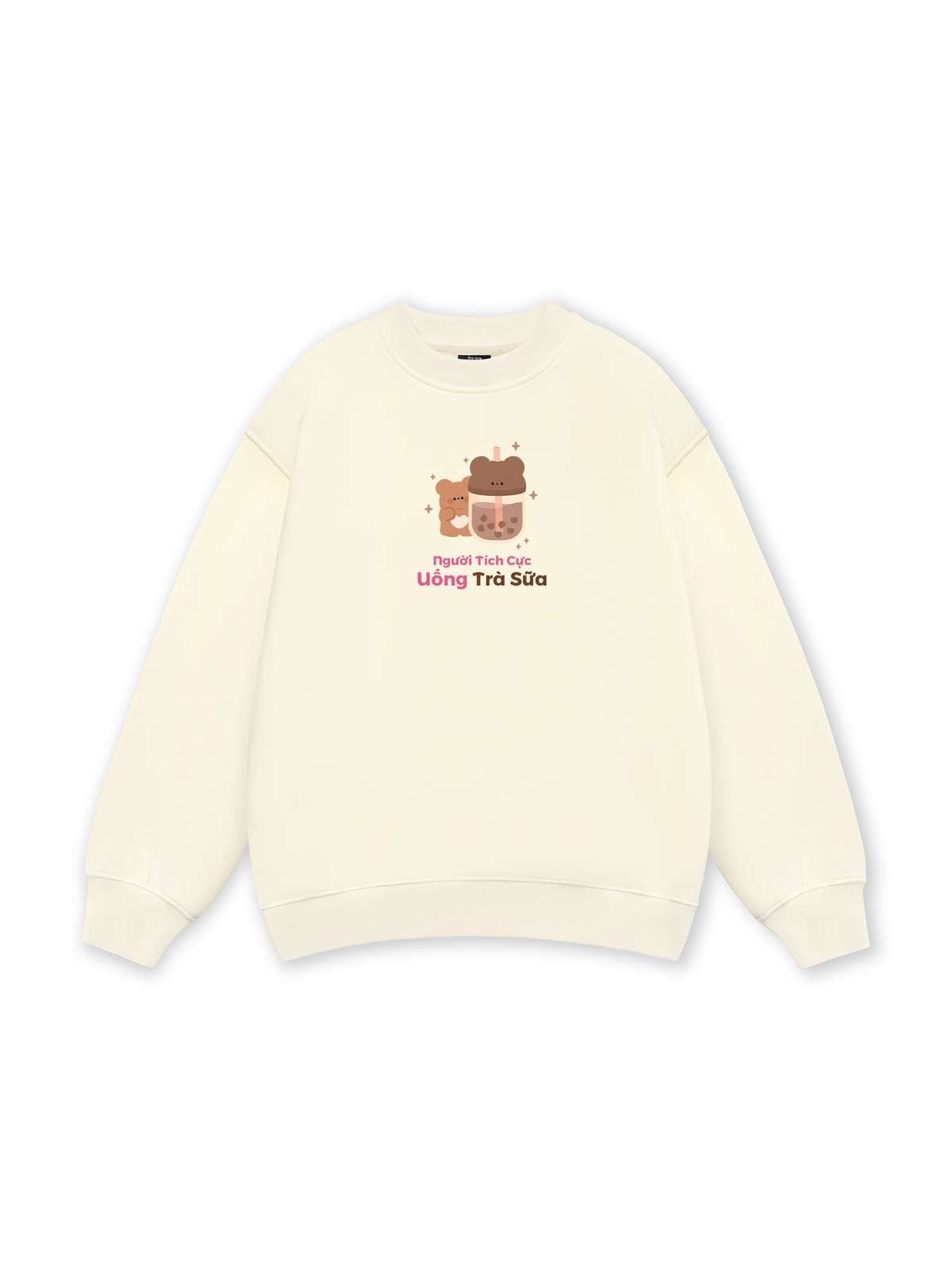 Người Tích Cực Uống Trà Sữa Sweater
