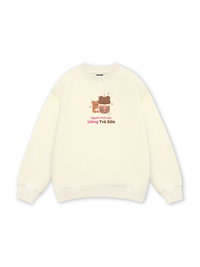 Người Tích Cực Uống Trà Sữa Sweater