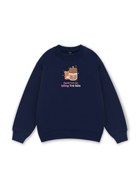 Người Tích Cực Uống Trà Sữa Sweater