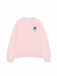 Áo Sweater Nỉ Hai Da Thích Dạo Phố Blue