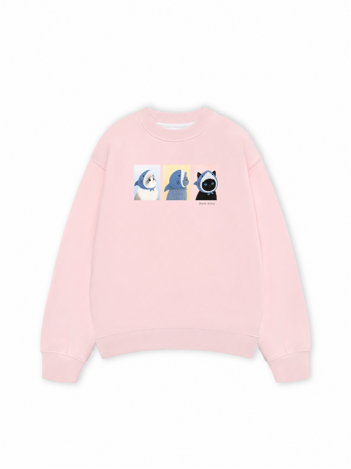 Áo Sweater Nỉ Hai Da Shark Kitty