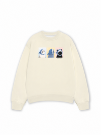 Áo Sweater Nỉ Hai Da Shark Kitty