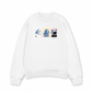Áo Sweater Nỉ Hai Da Shark Kitty