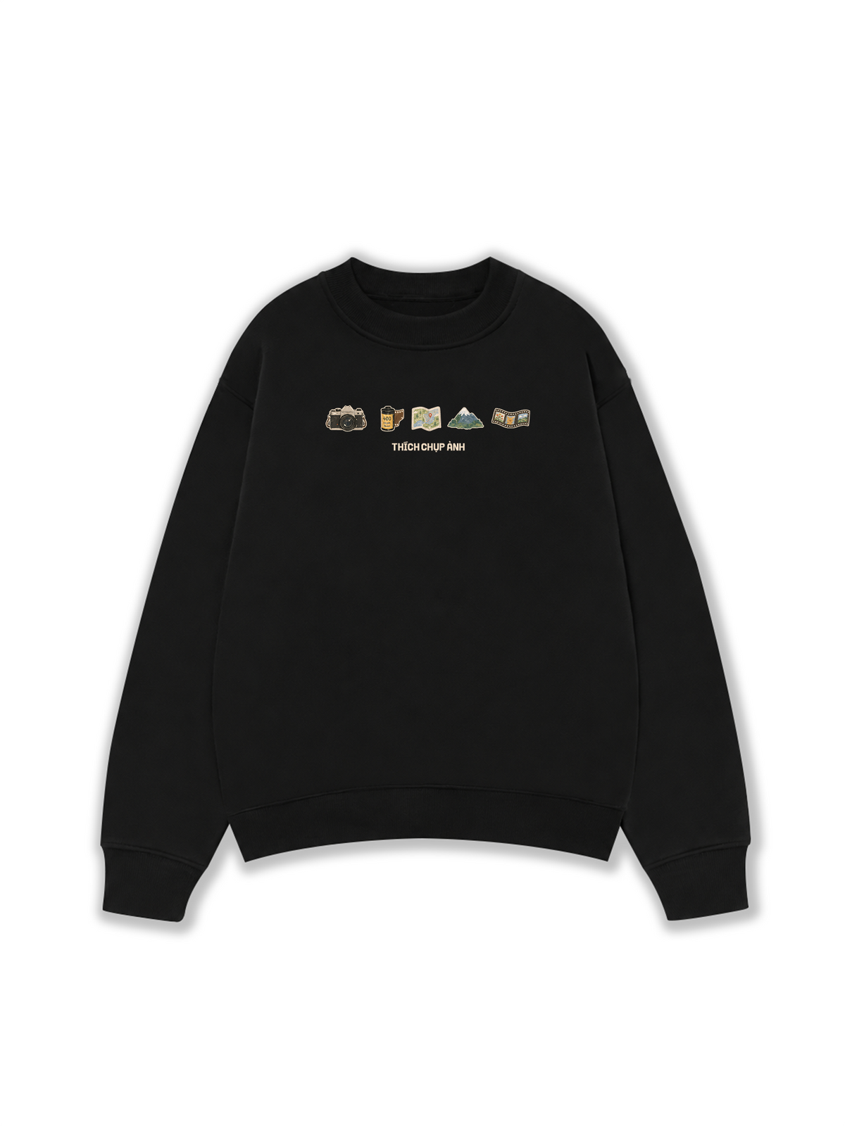 Áo Sweater Nỉ Hai Da Thích Chụp Ảnh