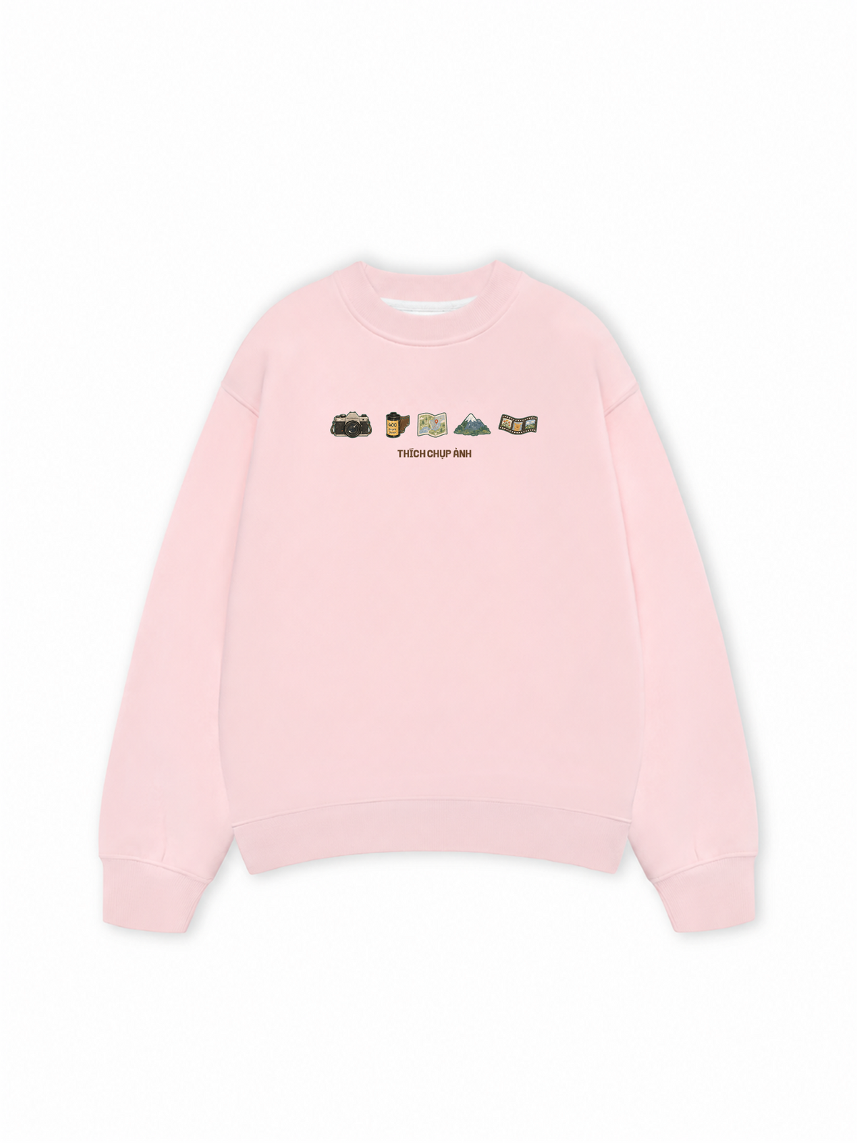 Áo Sweater Nỉ Hai Da Thích Chụp Ảnh