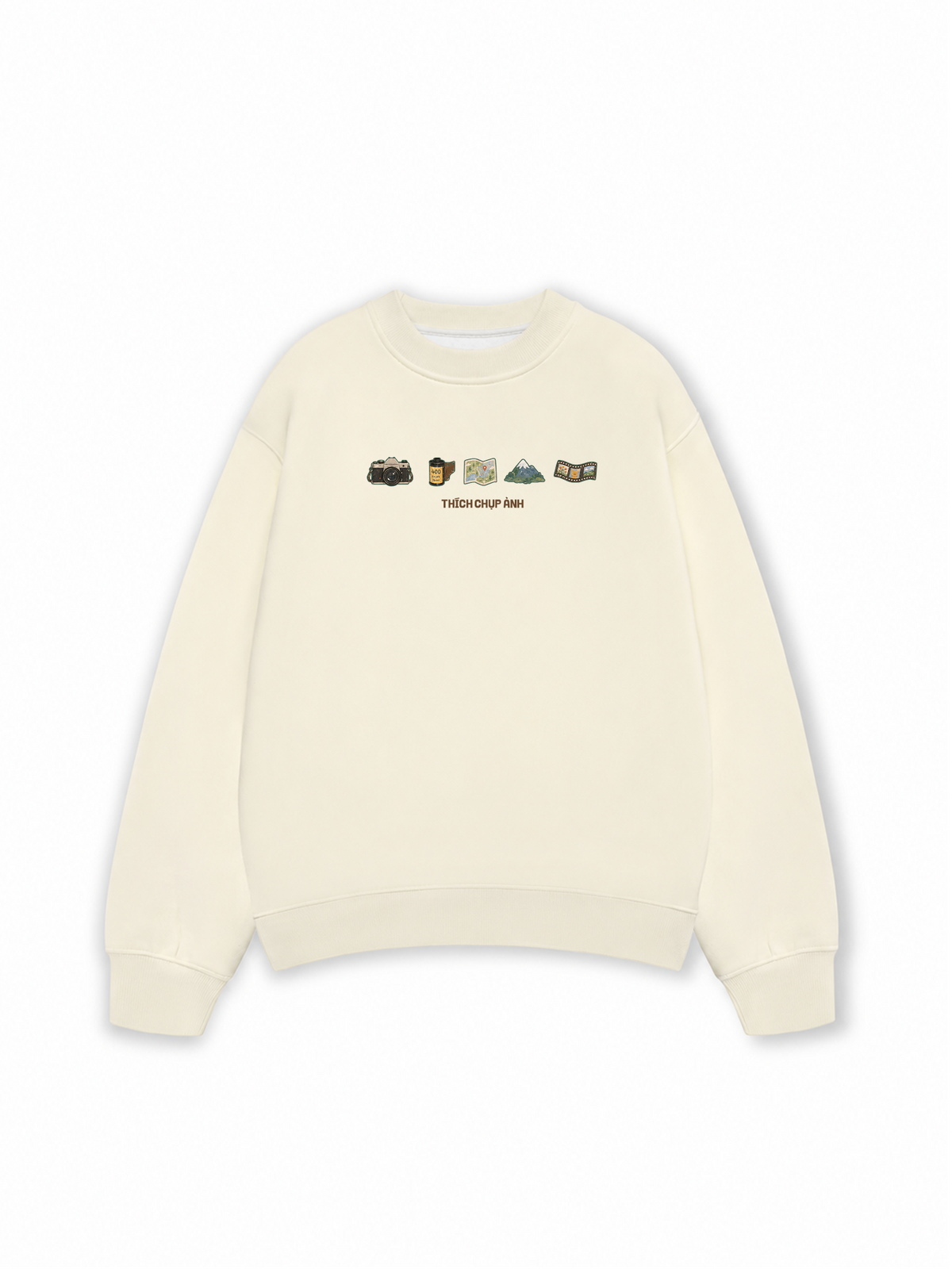 Áo Sweater Nỉ Hai Da Thích Chụp Ảnh