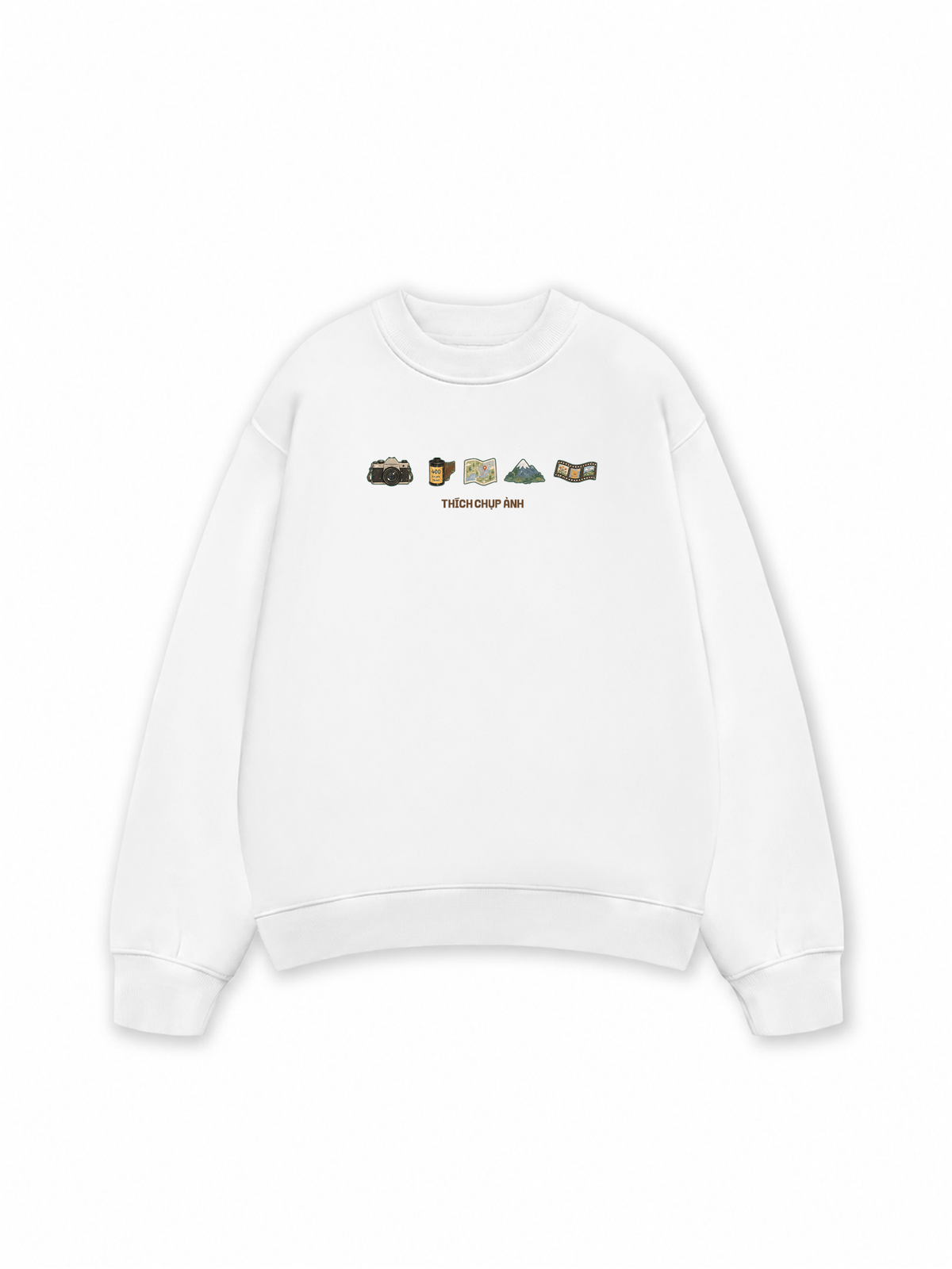Áo Sweater Nỉ Hai Da Thích Chụp Ảnh