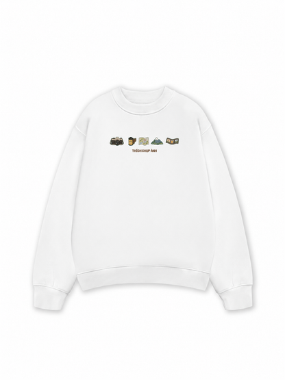 Áo Sweater Nỉ Hai Da Thích Chụp Ảnh