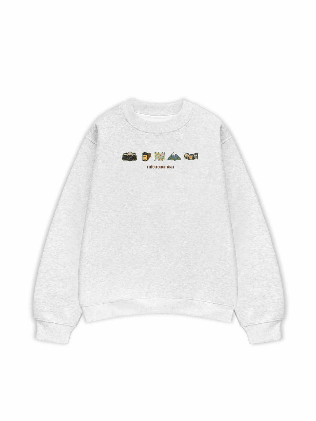Áo Sweater Nỉ Hai Da Thích Chụp Ảnh