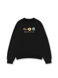 Áo Sweater Nỉ Hai Da Không Thích Đi Làm