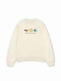 Áo Sweater Nỉ Hai Da Không Thích Đi Làm
