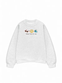 Áo Sweater Nỉ Hai Da Không Thích Đi Làm