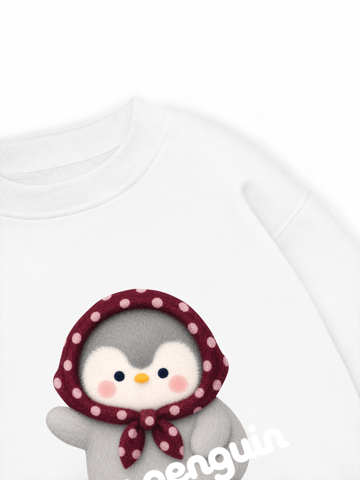 Áo Sweater Nỉ Hai Da Tiny Penguin