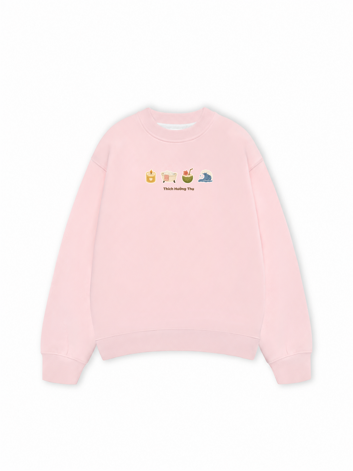 Áo Sweater Nỉ Hai Da Thích Hưởng Thụ