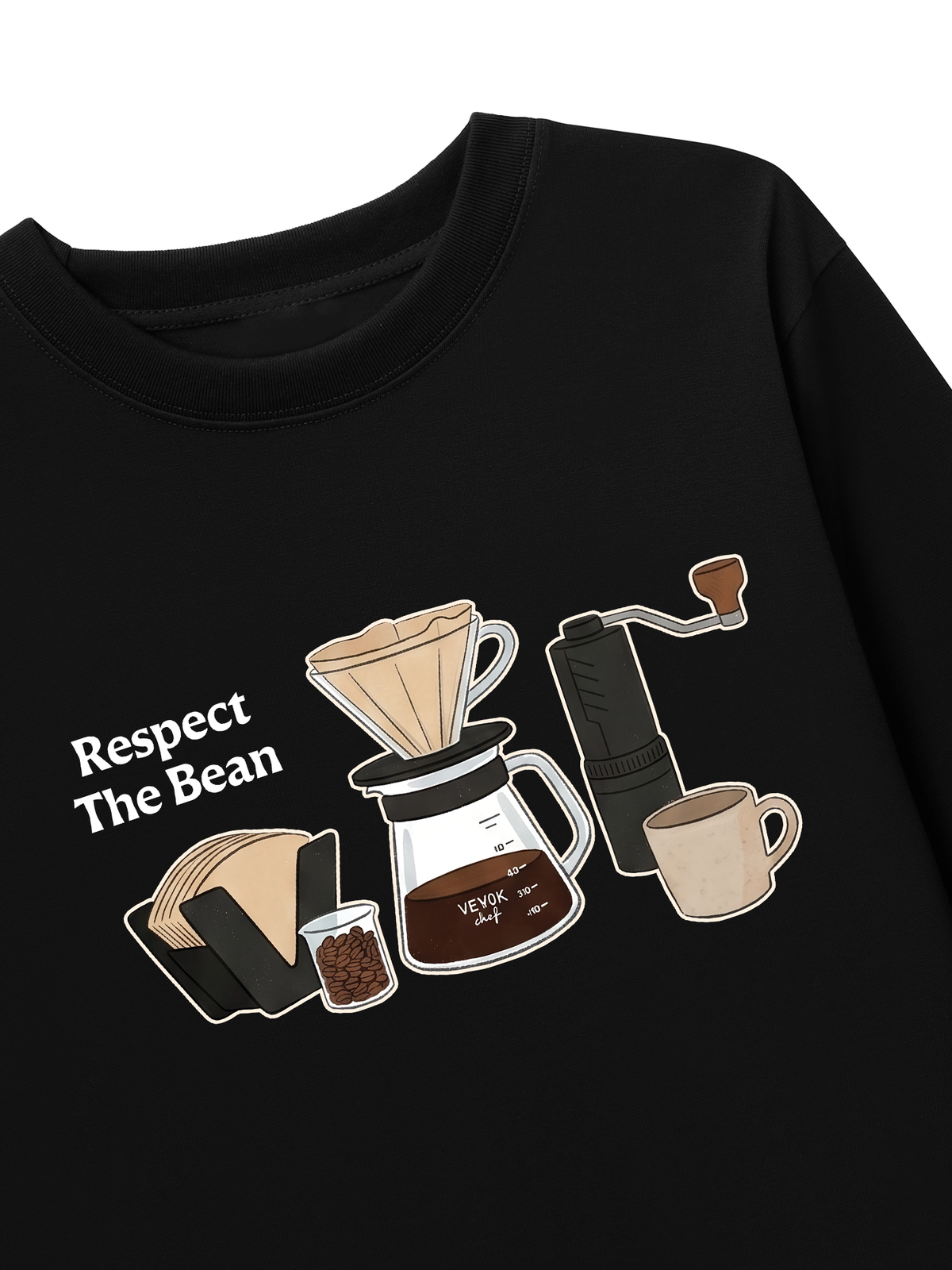 Áo Thun Dài Tay Respect The Bean