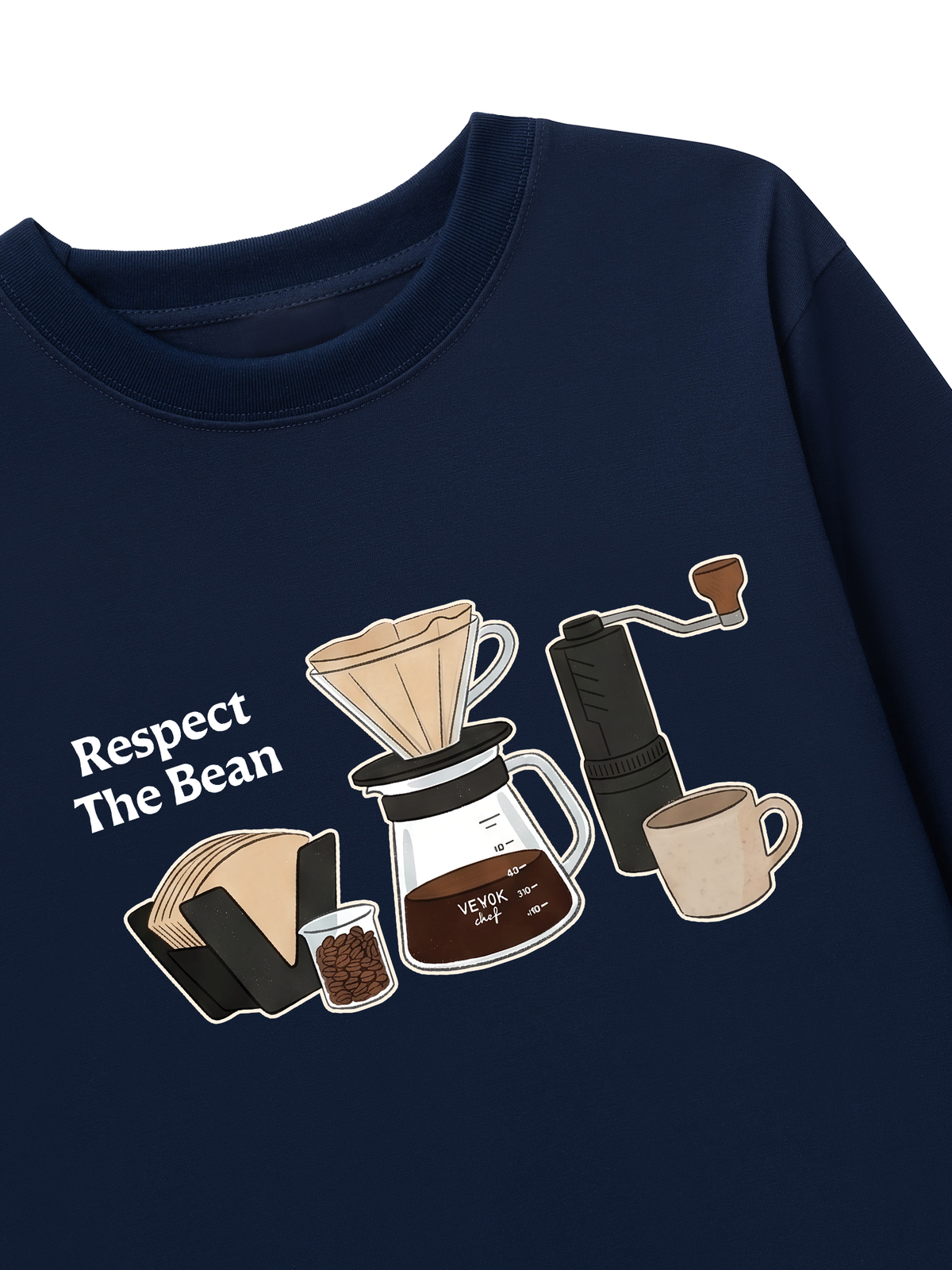 Áo Thun Dài Tay Respect The Bean