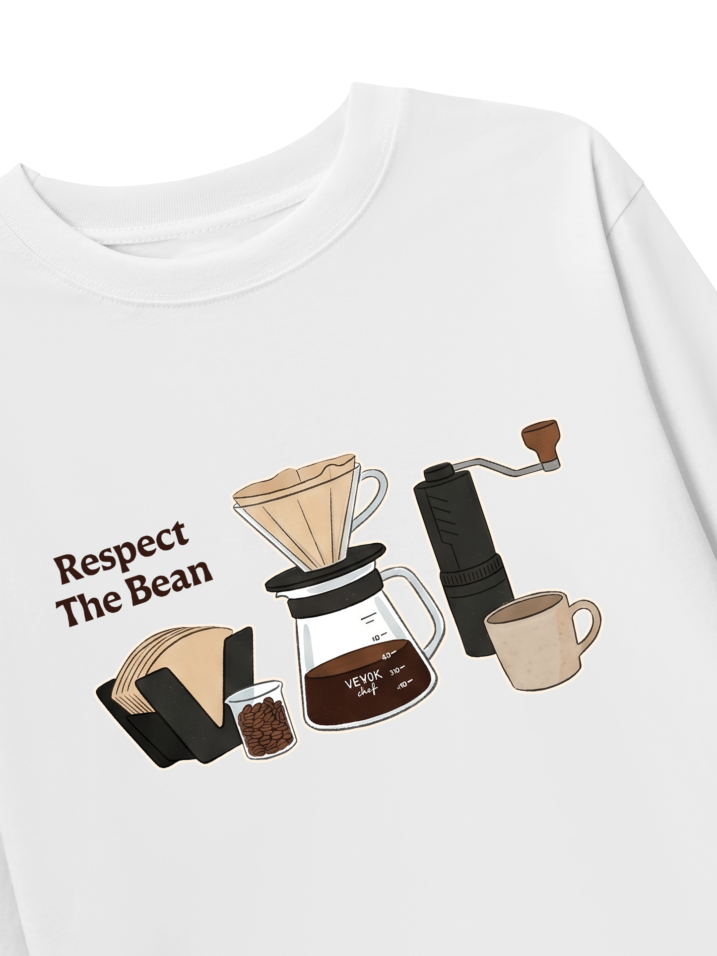 Áo Thun Dài Tay Respect The Bean