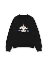 Áo Sweater Nỉ Hai Da Wake Brew Repeat