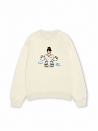 Áo Sweater Nỉ Hai Da Wake Brew Repeat