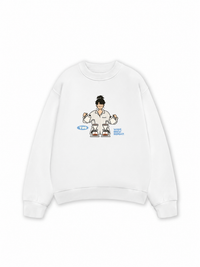 Áo Sweater Nỉ Hai Da Wake Brew Repeat