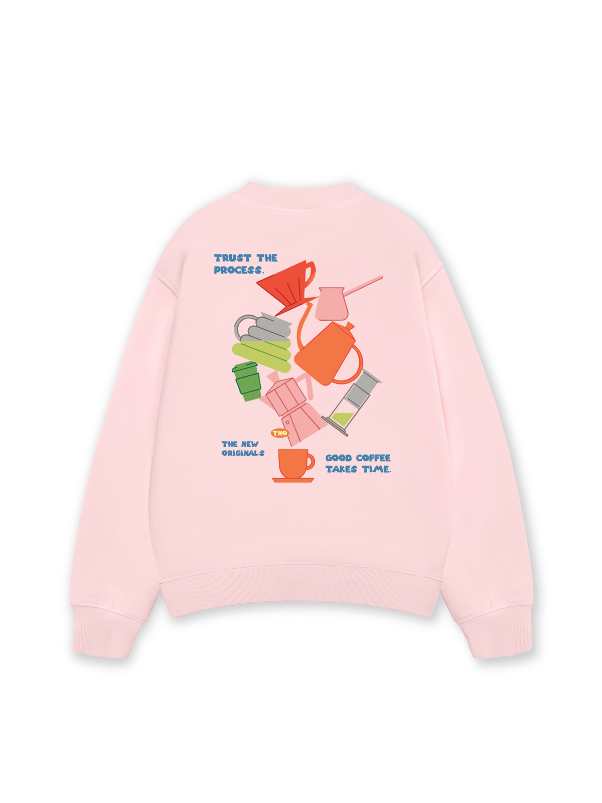 Áo Sweater Nỉ Hai Da Good Coffee Take Time