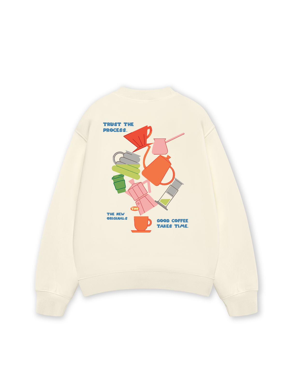 Áo Sweater Nỉ Hai Da Good Coffee Take Time