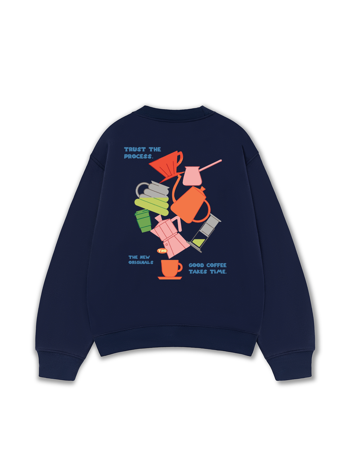 Áo Sweater Nỉ Hai Da Good Coffee Take Time