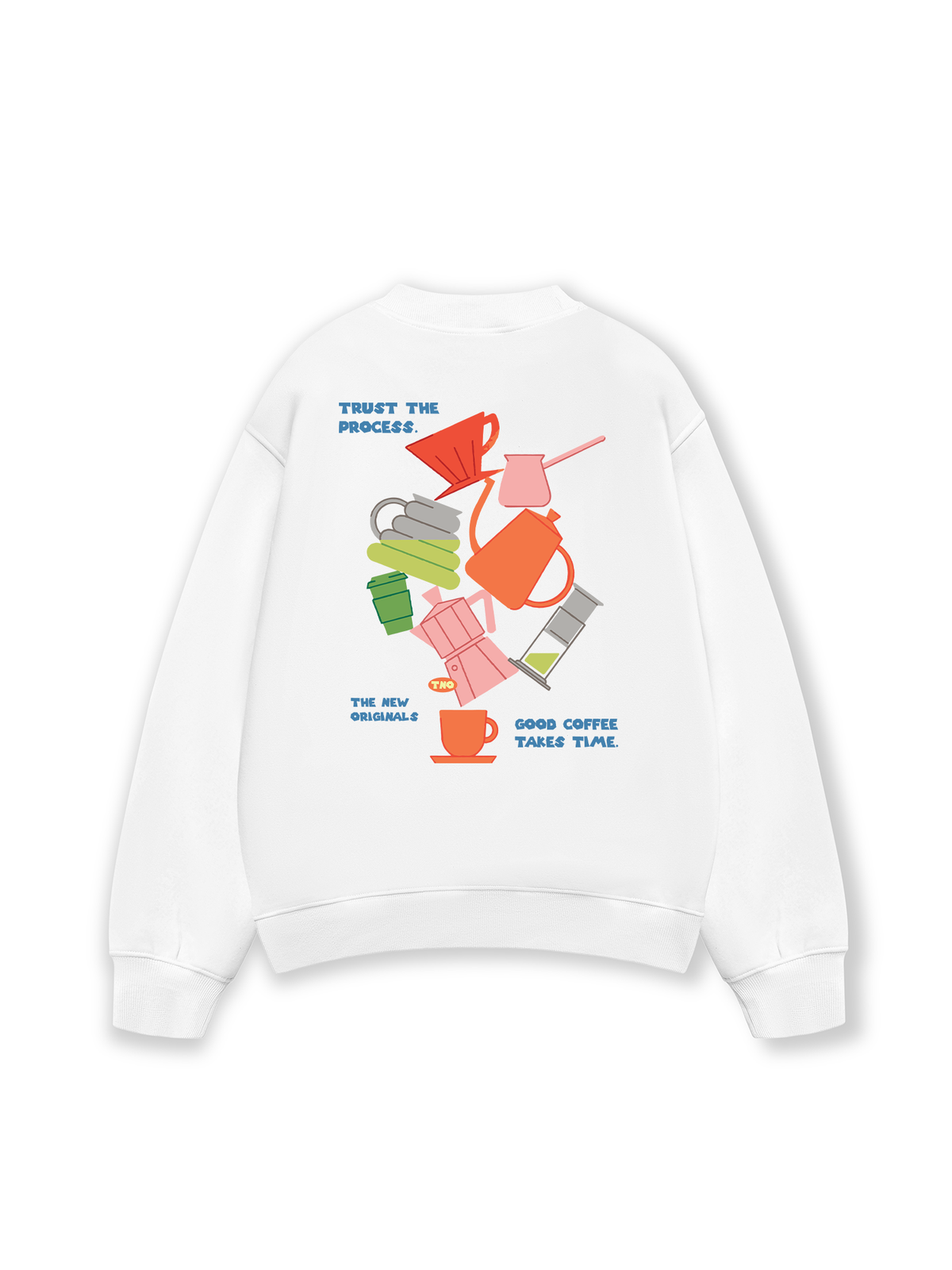 Áo Sweater Nỉ Hai Da Good Coffee Take Time