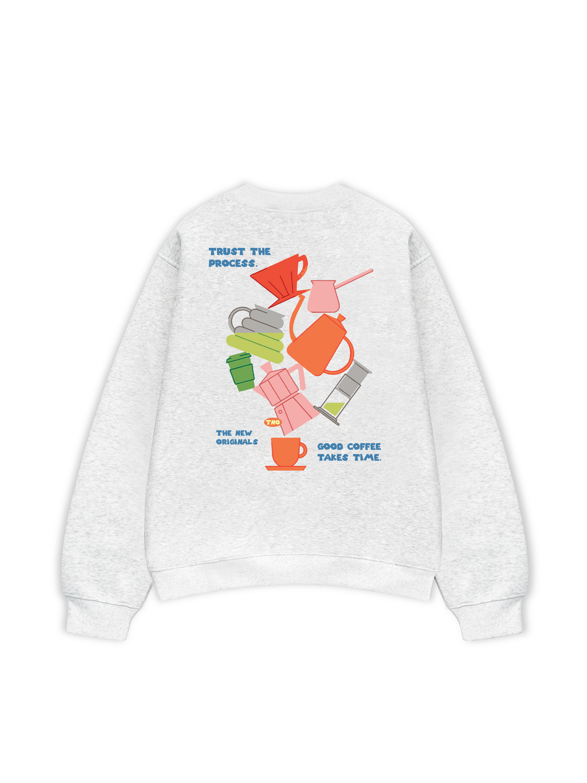 Áo Sweater Nỉ Hai Da Good Coffee Take Time