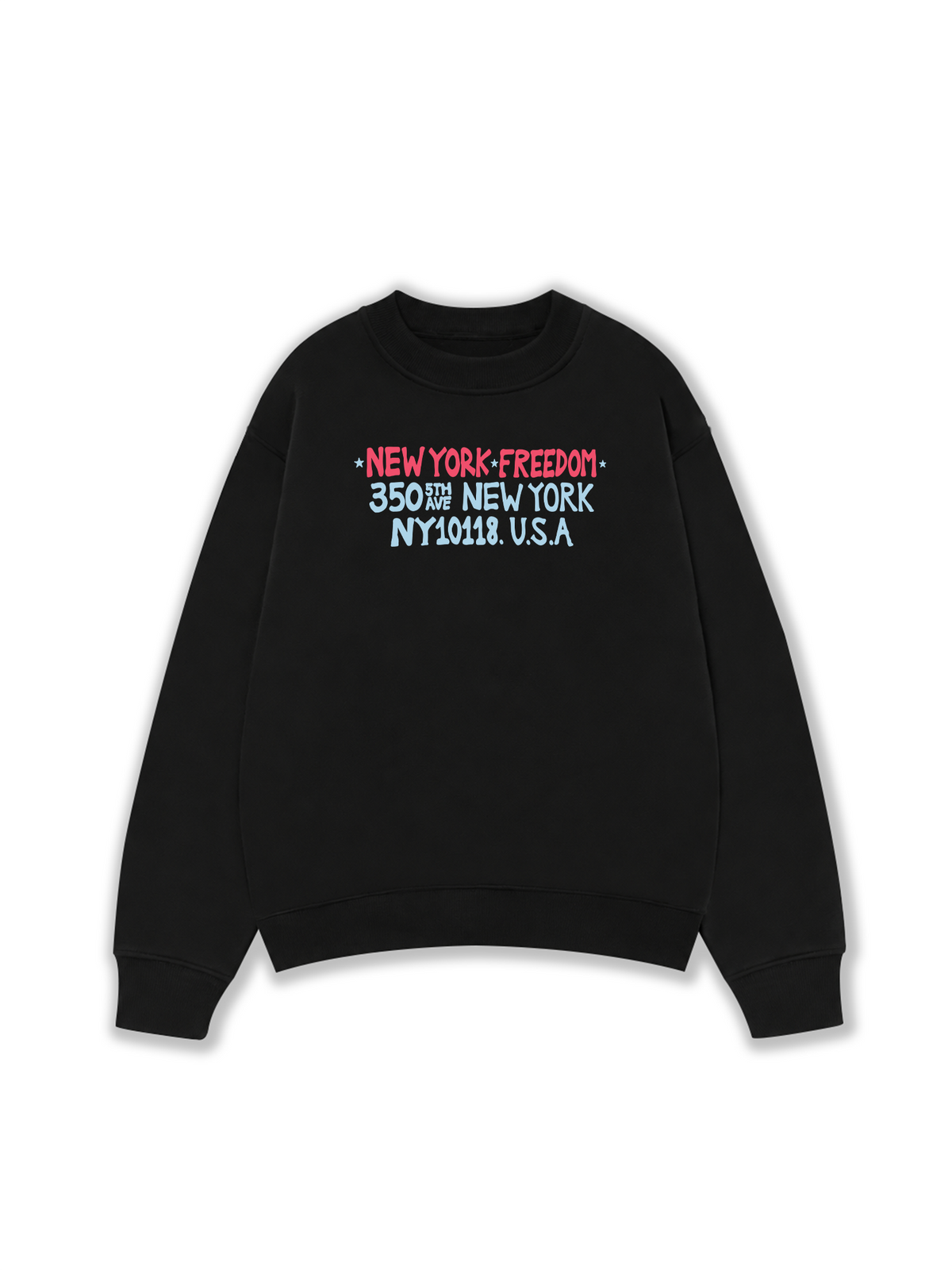 Áo Sweater Nỉ Hai Da New York Freedom