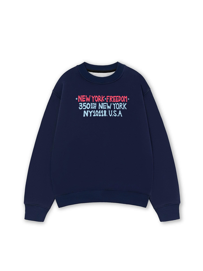 Áo Sweater Nỉ Hai Da New York Freedom